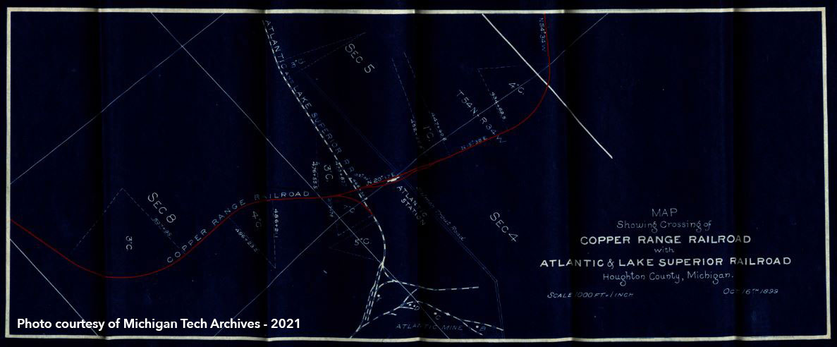Atlantic Mine Crossing map
