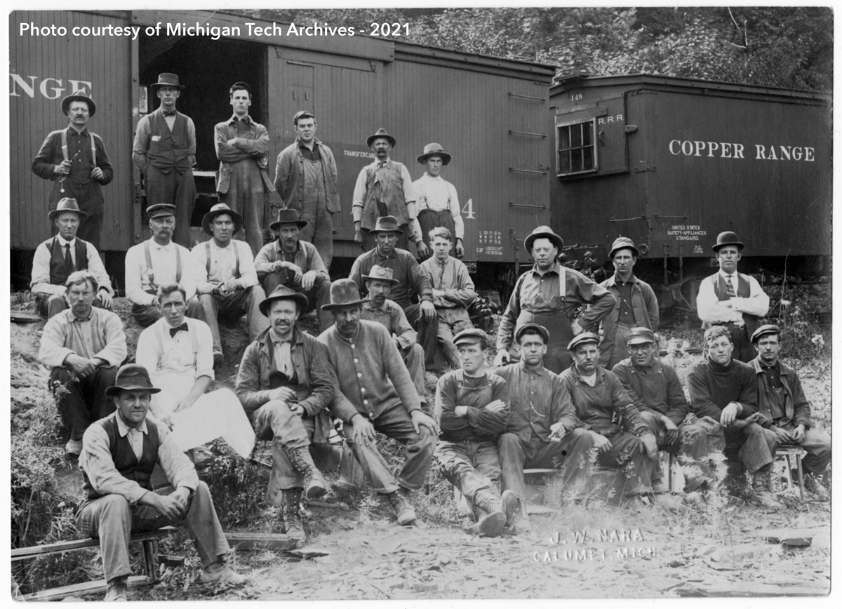 Copper Range Railroad Construction Crew